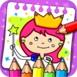 Logo of Princess Coloring Book & Games android Application 