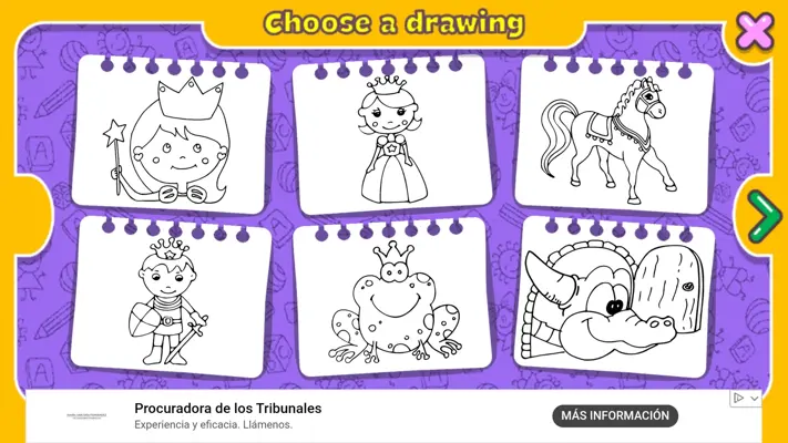 Princess Coloring Book & Games android App screenshot 1